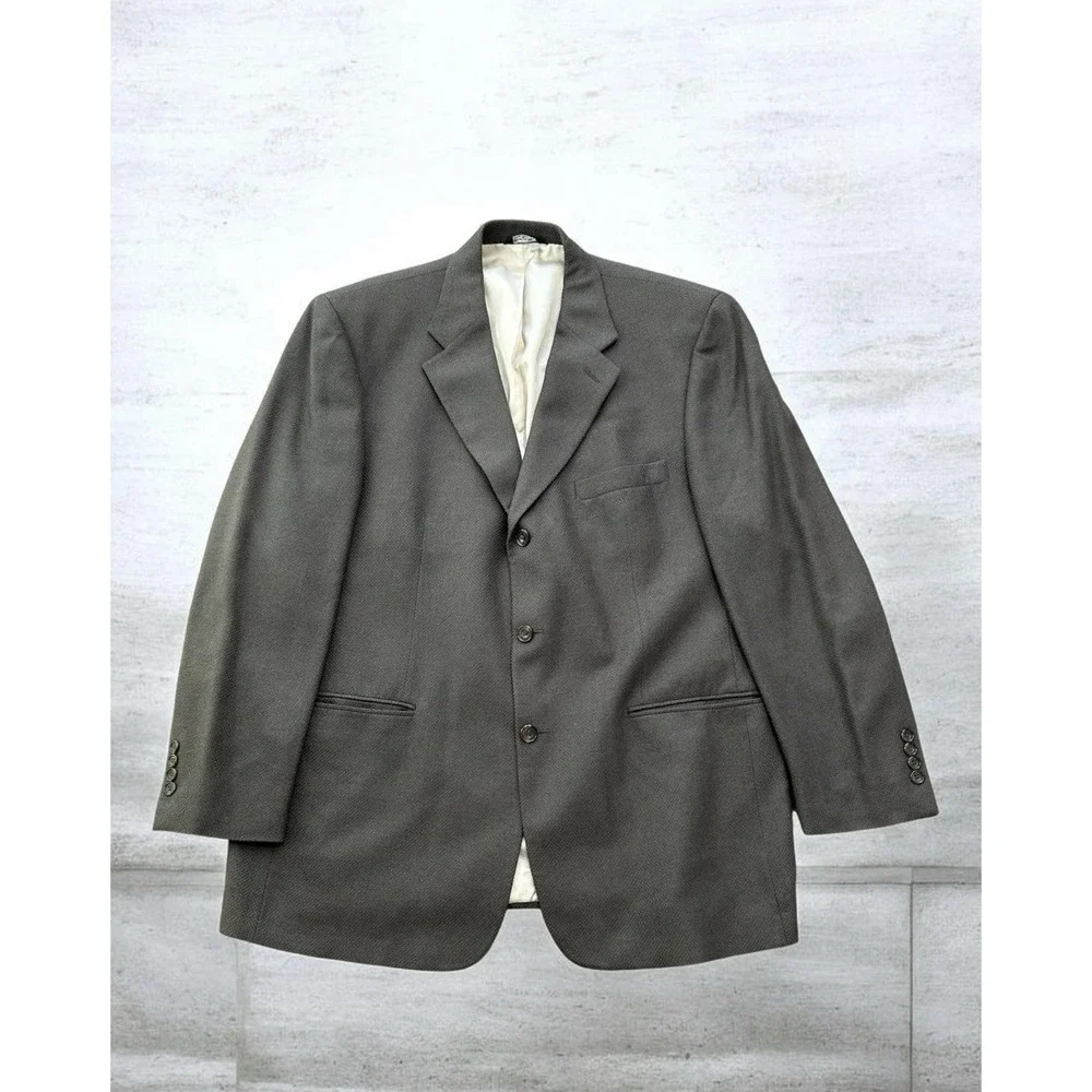Joseph & Lyman 100% Cashmere Blazer Brown 40 3Btn Luxury Sport Coat